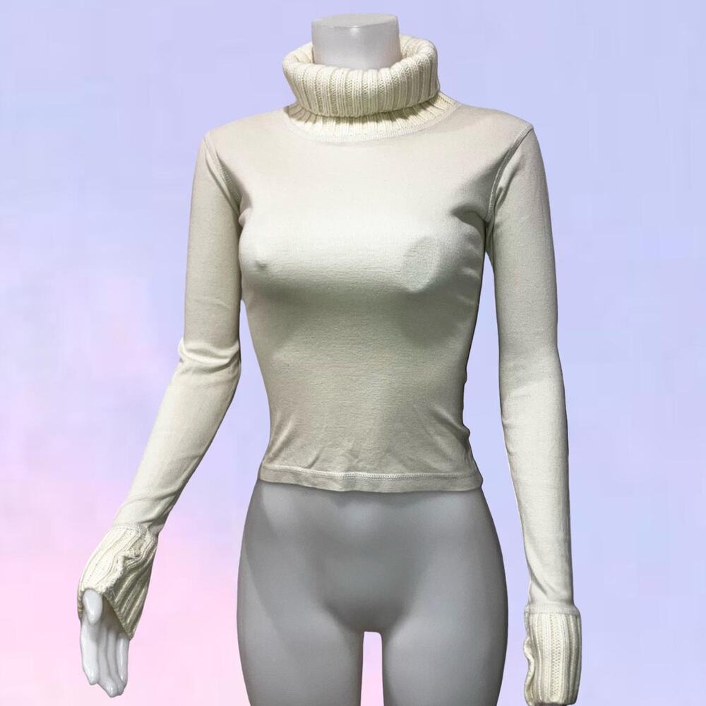 Vintage 90s y2k turtleneck made in france SUD EXPRESS